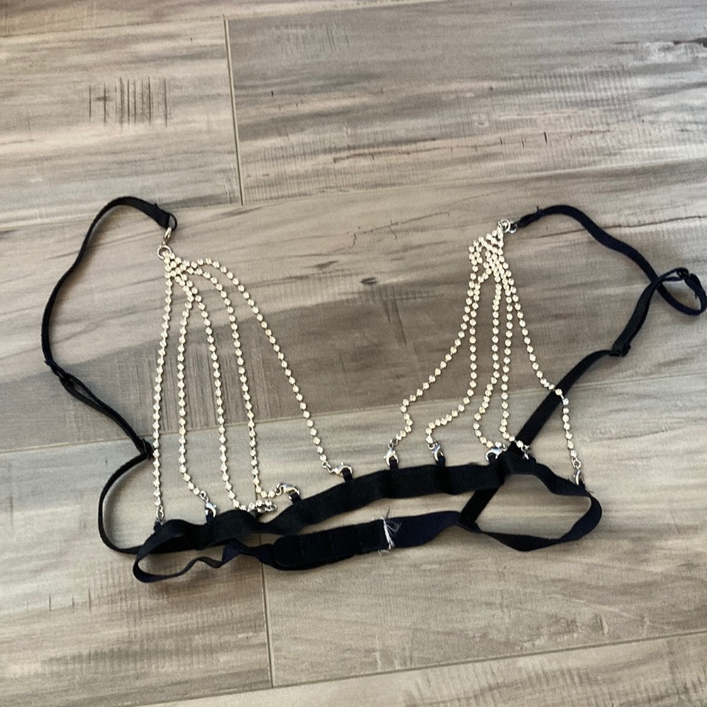 La Senza Rhinestone Chain Bralette